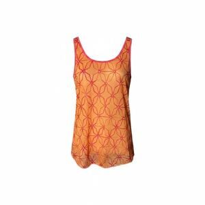 Brooks Women’s Medium Versatile Lite Running Tank Orange Geometric Workout